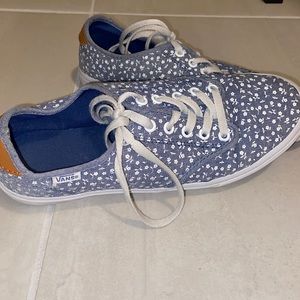 floral print vans size 9.5